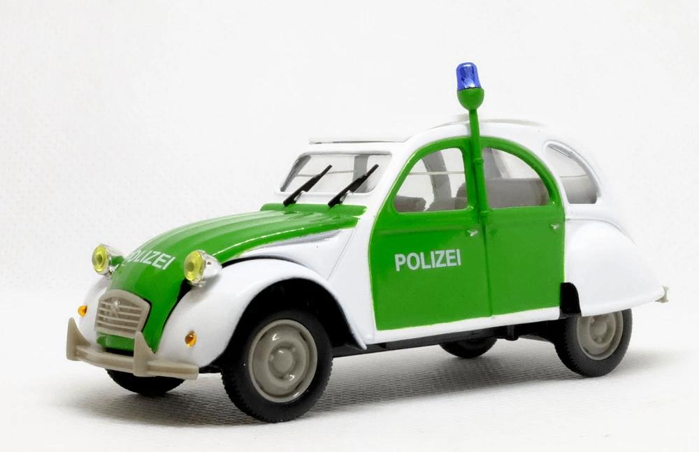 Citroën 2CV Polizei (D), Hobby en Vrije tijd, Modelauto's | 1:43, Ophalen of Verzenden, Nieuw, Auto, Norev