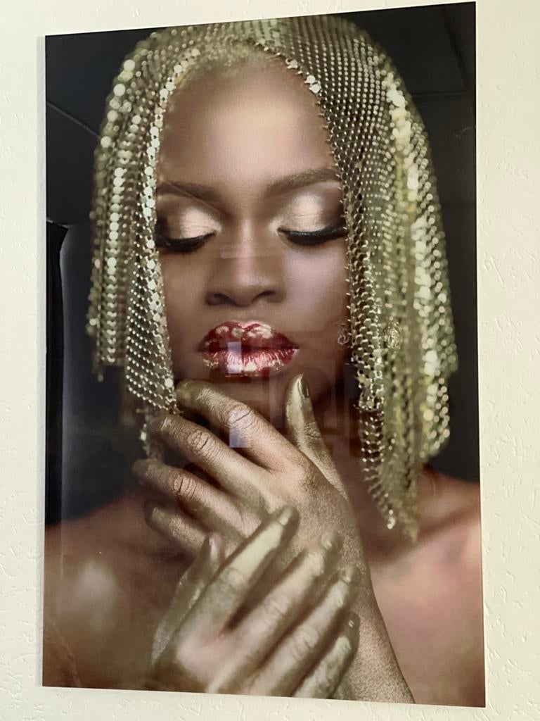 Een heel mooi glazen wandpaneel  80x120, Eén persoon, April