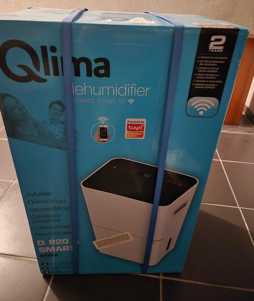 Qlima luchtontvochtiger d 820 A smart, Witgoed en Apparatuur, Ophalen, Nieuw, Luchtontvochter