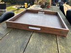 Houten dienblad 70x70, Ophalen, Gebruikt, Rechthoekig, Hout