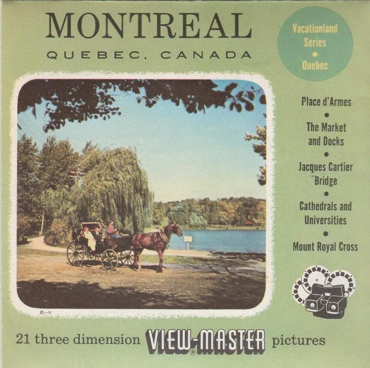 ZGAN view master MONTREAL QUEBEC CANADA viewmaster, Verzamelen, Speelgoed, Zo goed als nieuw, Ophalen of Verzenden