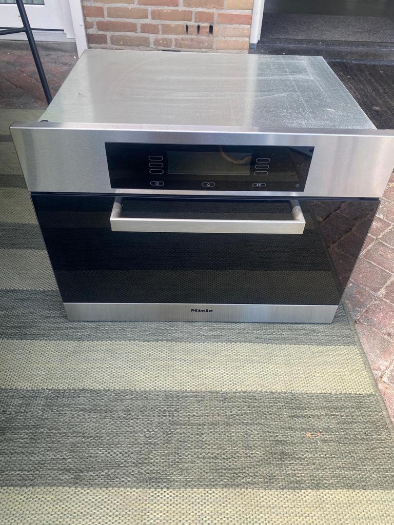 Miele stoomoven met accessoires - Werkt perfect!, Witgoed en Apparatuur, Ovens, Gebruikt, Inbouw, Oven, 45 tot 60 cm, 60 cm of meer
