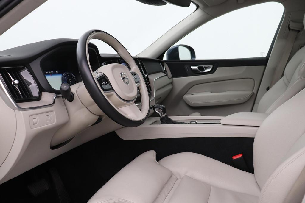 Volvo XC60 D4 AWD Inscription | Panoramadak | Leder | Camera, Auto's, Automaat, Gebruikt, Euro 6, Blauw