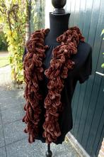 sjieke bruine fluffy tarantula sjaal	  31   0, Ophalen of Verzenden, Zo goed als nieuw, Maat 46/48 (XL) of groter, Sjaal