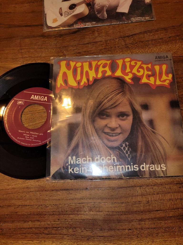 Fijne schijf nina lizell mach doch kein geheimenis draus, Ophalen of Verzenden, Zo goed als nieuw, Overige formaten, Levenslied of Smartlap