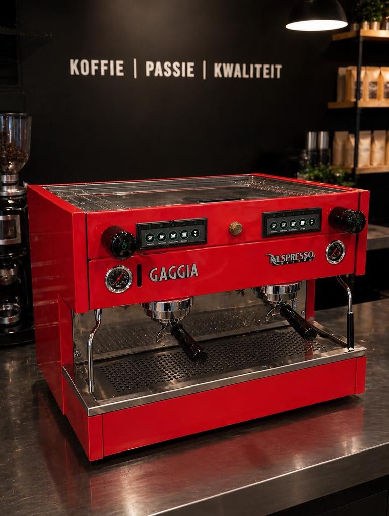 Espressomachine Gaggia piston machine 2 groeps, Witgoed en Apparatuur, Koffiezetapparaten, 10 kopjes of meer, Ophalen of Verzenden