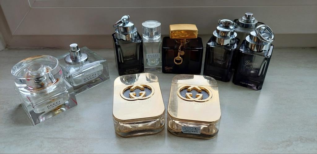 Lege Parfum Flesjes - Gucci, Ophalen of Verzenden, Gebruikt