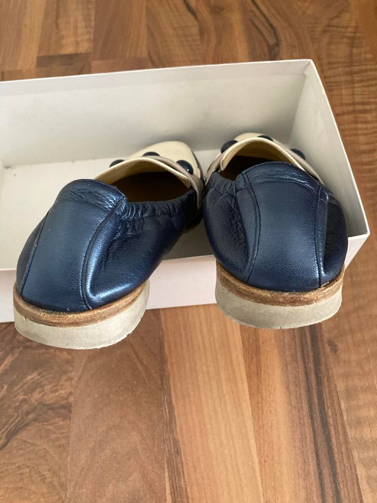 Brunate loafers maat 39,5, Ophalen of Verzenden, Gedragen, Blauw, Instappers
