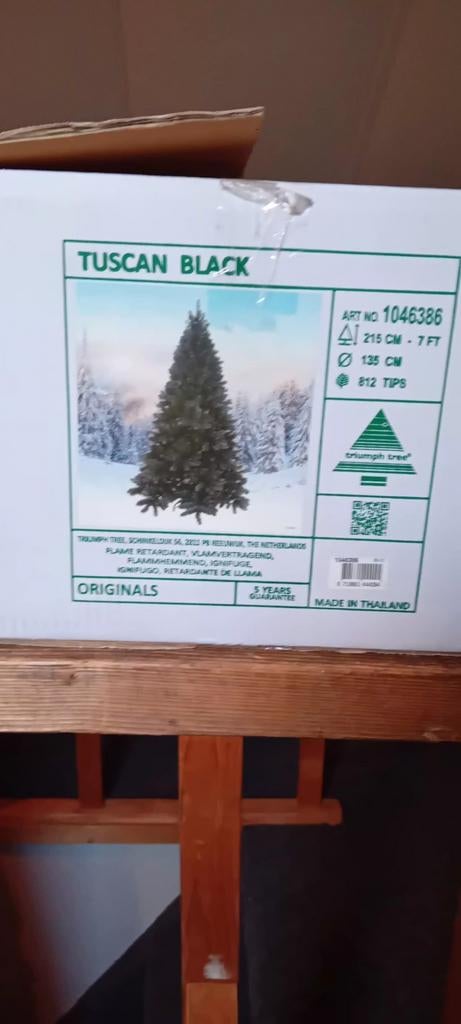 Kunst kerstboom tuscan black van intratuin, Diversen, Ophalen