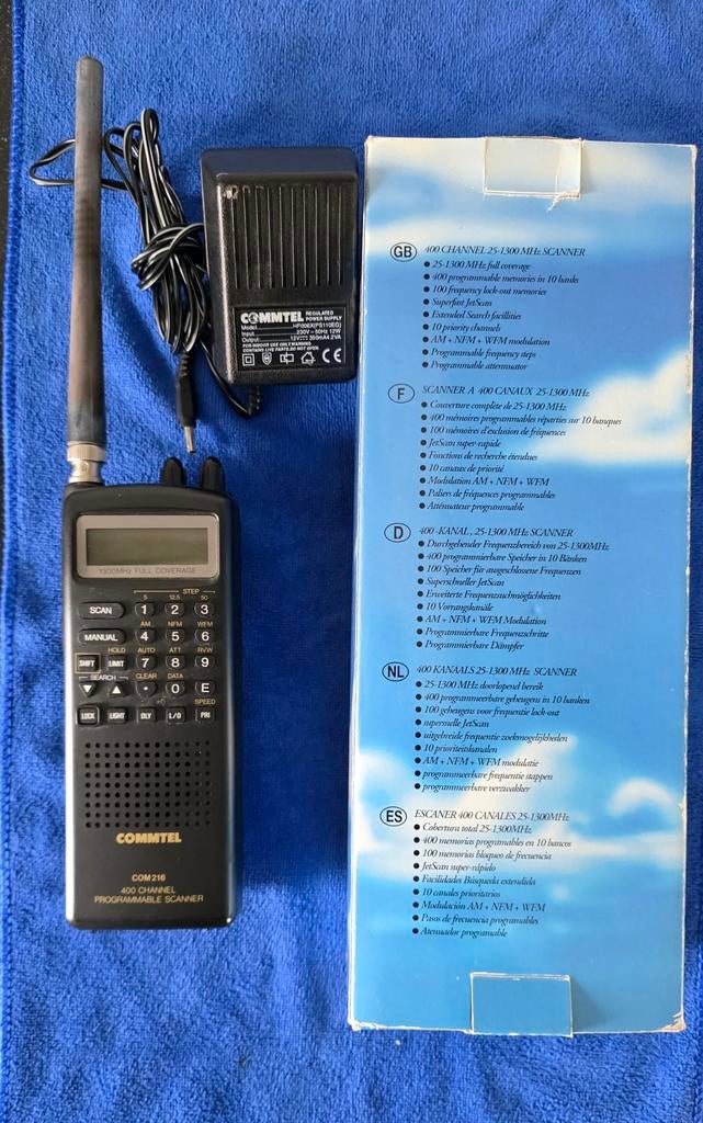 Commtel 400 kanaal scanner., Ophalen of Verzenden, Gebruikt