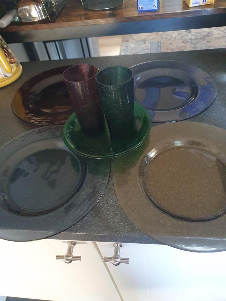 Set van 2 gekleurde Arcoroc Sierra glazen, Ophalen