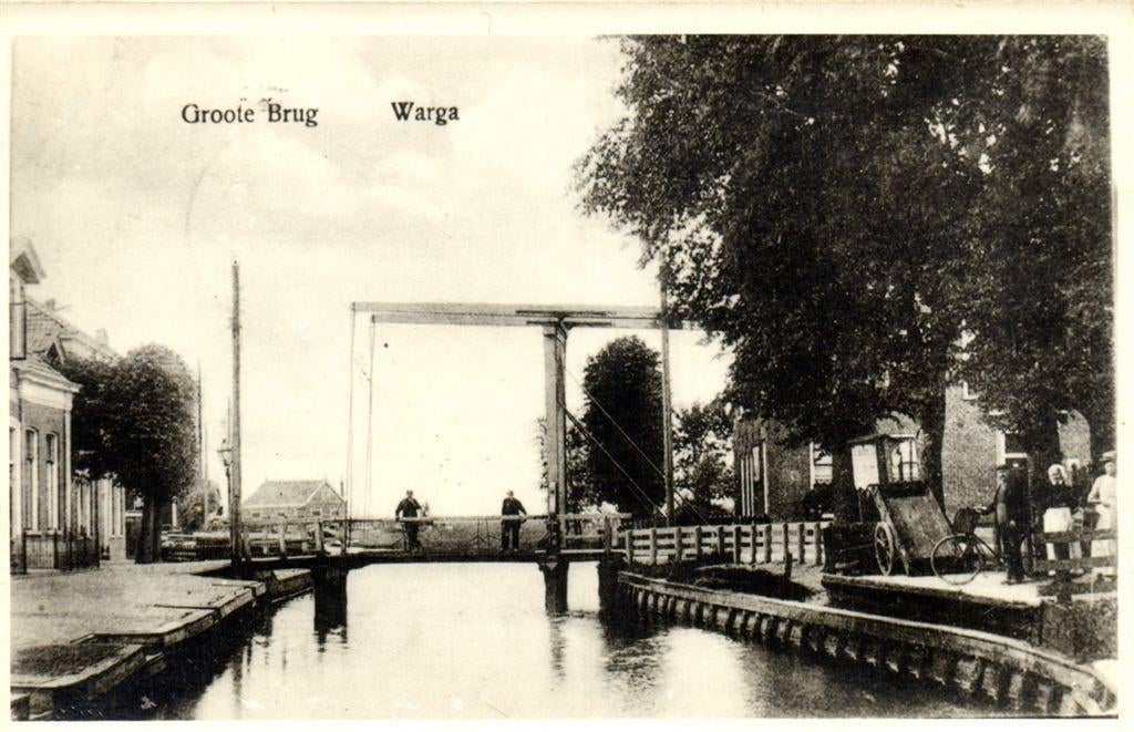 Groote Brug - Warga - ongelopen, Verzamelen, Ansichtkaarten | Nederland, Ophalen of Verzenden, 1920 tot 1940, Ongelopen, Noord-Brabant