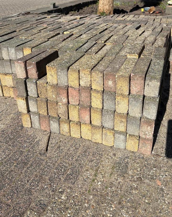 tuintegels, Tuin en Terras, Tegels en Klinkers, Gebruikt, Klinkers, Beton, Gestraald, Ophalen