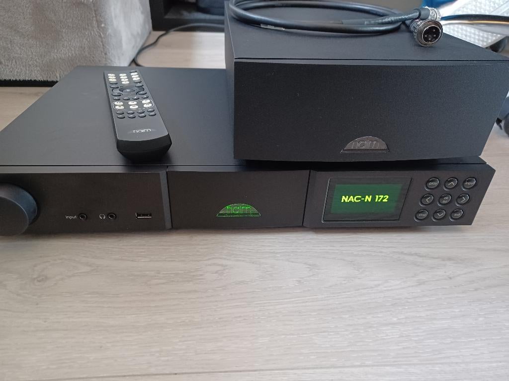 Naim NAC-N 172XS + Naim NAP 100, nieuwstaat, Audio, Tv en Foto, Overige merken, Ophalen of Verzenden, Zo goed als nieuw, Minder dan 60 watt
