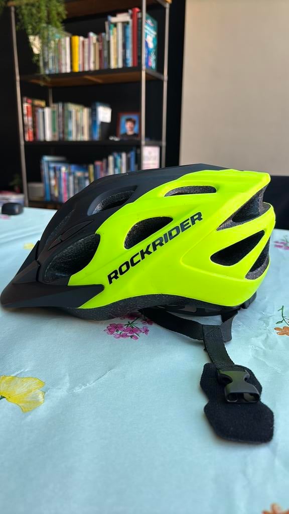 Rockrider B'Twin Teen MTB 500 Fluo fietshelm S, Ophalen, Zo goed als nieuw, S