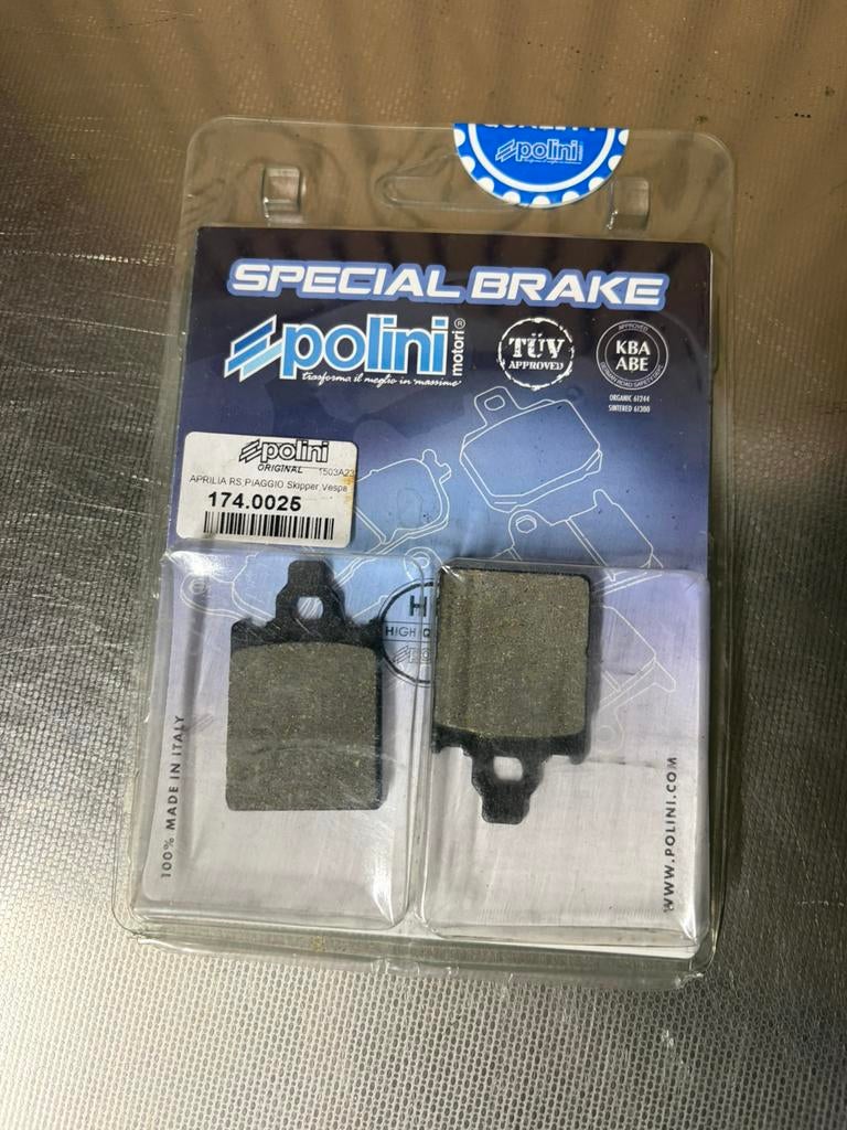 piaggio skipper remblokken polini, Ophalen