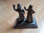 Tinnen beeldje 1838-1988, man, vrouw en hond, Verzamelen, Beelden en Beeldjes, Ophalen