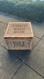 Opbergmand riet, Ophalen, Gebruikt, Mand, Vierkant