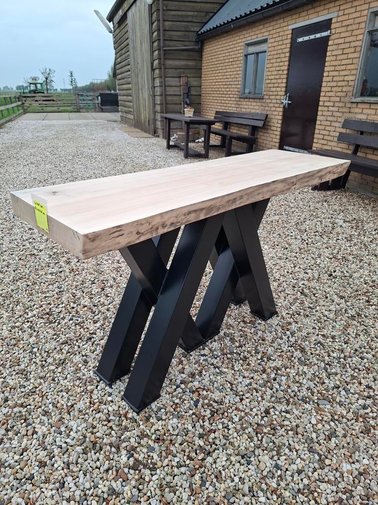 XXL BOOMSTAM SIDETABLE EN MEER, Ophalen, 100 tot 150 cm, Nieuw, 25 tot 50 cm