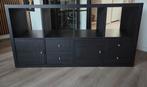 KALLAX
Open kast met 4 inzetten, zwartbruin, 147x77 cm, Huis en Inrichting, Kasten | Dressoirs, Ophalen of Verzenden, Gebruikt