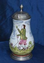 Fayence Walzenkrug 19e eeuw, Ophalen