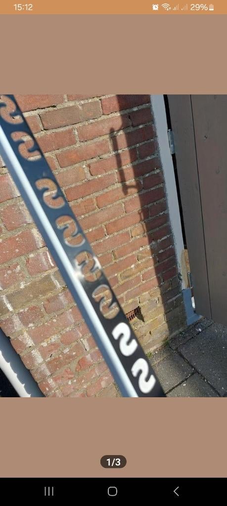 Tegelprofiel gunmetal, Ophalen, Nieuw, Rvs, Douche