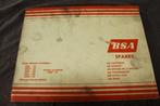 BSA A65 A50 Lightning Wasp Thunderbold motorcycle parts list, Ophalen of Verzenden, Overige merken
