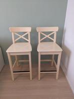 Barkrukken Ikea, hoge stoelen, Huis en Inrichting, Barkrukken, Ophalen, Gebruikt, Met voetsteun, 60 tot 90 cm