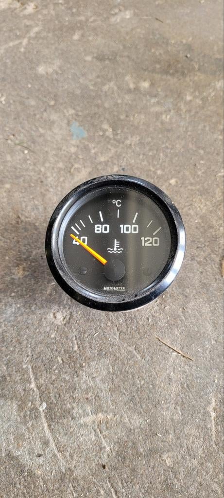 Motometer Koelvloeistof Temperatuurmeter 24V, Watersport en Boten, Ophalen of Verzenden, Gebruikt