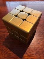 Gouden Rubiks Kubus - Unieke Puzzel, Ophalen of Verzenden, Nieuw, Jongen of Meisje