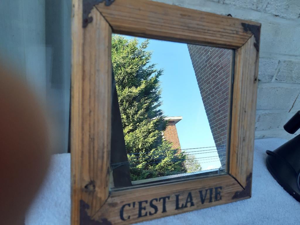 Spiegels, in goede staat, rond of vierkant, in mooie lijst,, Ophalen, Minder dan 50 cm, Gebruikt, Minder dan 100 cm