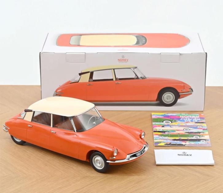 Citroen ID 19 1957 Orange schaal 1/12 NOREV ref. 121580, Hobby en Vrije tijd, Modelauto's | 1:5 tot 1:12, Nieuw, Auto, Verzenden