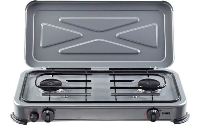 Nieuw in doos Gimeg 2-pits gasstel - Ideaal voor camping, Caravans en Kamperen, Kampeeraccessoires, Ophalen of Verzenden