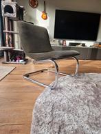 2 Vintage Buisframe Fauteuils - Lees Advertentie, Huis en Inrichting, Fauteuils, Ophalen, Gebruikt, 75 tot 100 cm, Stof