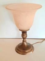 Amedi tafellamp met opaalglazen kelk, Ophalen of Verzenden, Zo goed als nieuw, Glas, Minder dan 50 cm