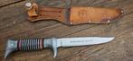Mooie vintage dolk met lederen schede, Ophalen of Verzenden