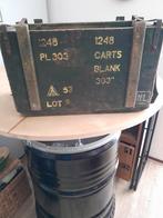 Industriële Vintage houten munitiekist .303 BLANK – leger /, Ophalen, Gebruikt, Minder dan 50 cm, Minder dan 50 cm