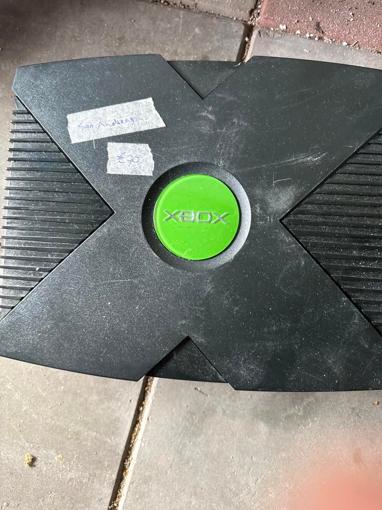 Xbox Original spelcomputer, Spelcomputers en Games, Spelcomputers | Xbox Original, Ophalen of Verzenden, Gebruikt, Zonder controller