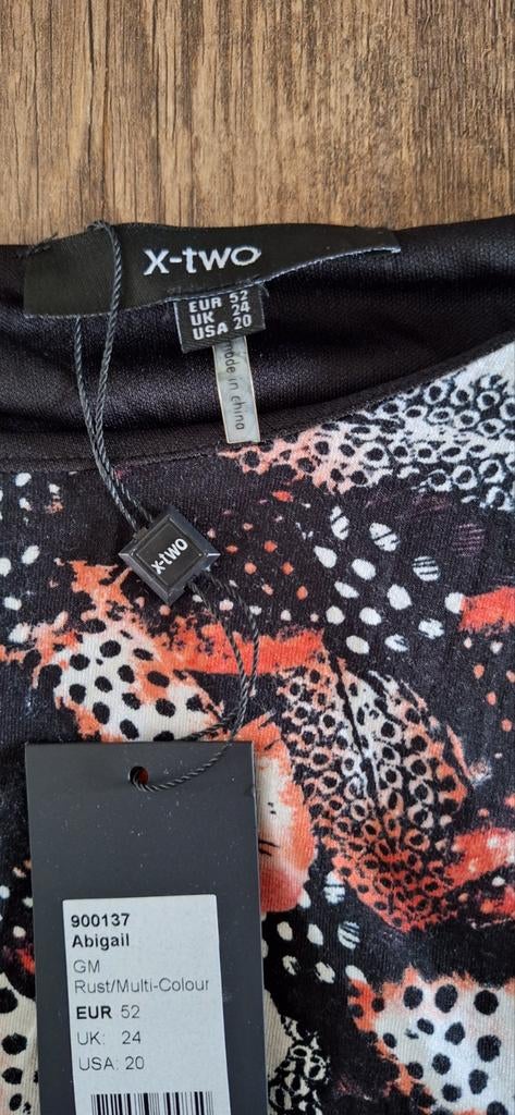 X-Two jurk gevoerd maat 52, Ophalen of Verzenden, Zo goed als nieuw, Jurk