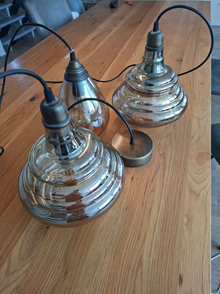 WEG=WEG Bepure hanglampen, Huis en Inrichting, Lampen | Hanglampen, Ophalen, Zo goed als nieuw, Minder dan 50 cm
