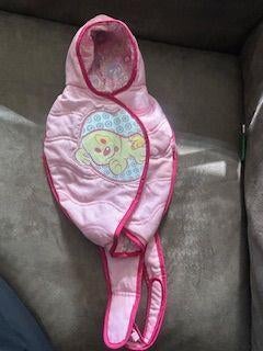 Baby born draagzak, Ophalen, Zo goed als nieuw, Babypop