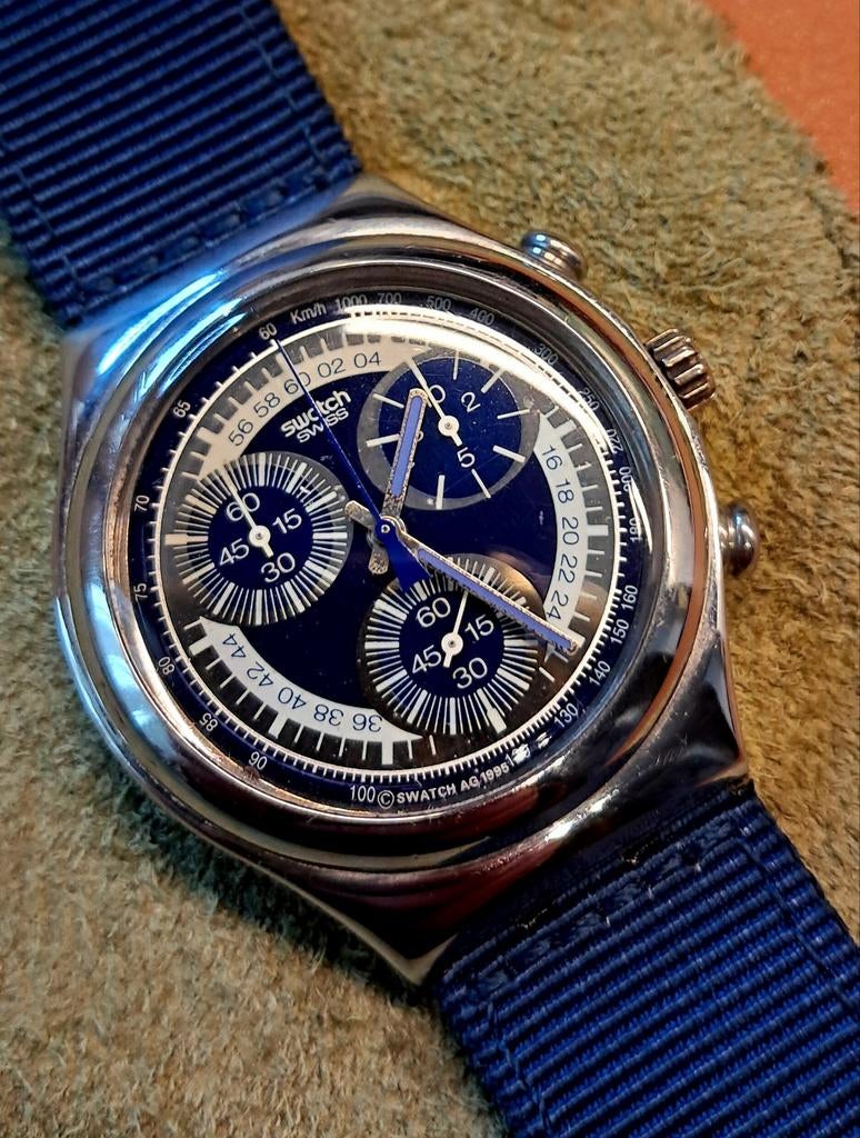 VERKOCHT. Swatch Irony Chronograaf - Zeer goede staat, Ophalen of Verzenden, Zo goed als nieuw