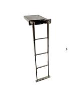 Zwemtrap Rvs 4 Treden Inbouwmodel met Cassette, Ophalen, Zo goed als nieuw, Ankeren en Afmeren, Zeilboot of Motorboot