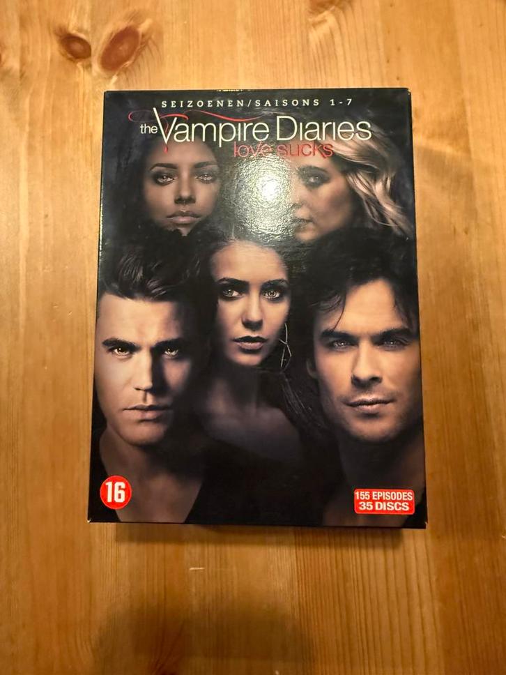 The Vampire Diaries Seizoenen 1-7 Boxset - NLO ZGAN, Cd's en Dvd's, Dvd's | Tv en Series, Zo goed als nieuw, Boxset, Verzenden