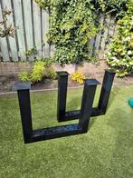 Zwart gecoate tafelpoten, Huis en Inrichting, Ophalen, Gebruikt, Tafelpoot