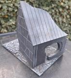 Dioramabase met Duitse fachwerk schuur - SCHAAL 1/48 - resin, Ophalen of Verzenden, Zo goed als nieuw, 1:50 of kleiner, Diorama
