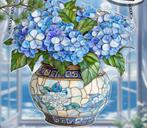 Raamhanger pot met Hortensia's, Ophalen of Verzenden, Nieuw