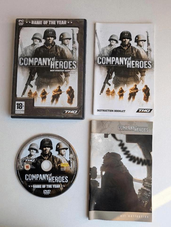Company of heroes game of the year PC, Spelcomputers en Games, Games | Pc, Zo goed als nieuw, Avontuur en Actie, 1 speler, Vanaf 18 jaar