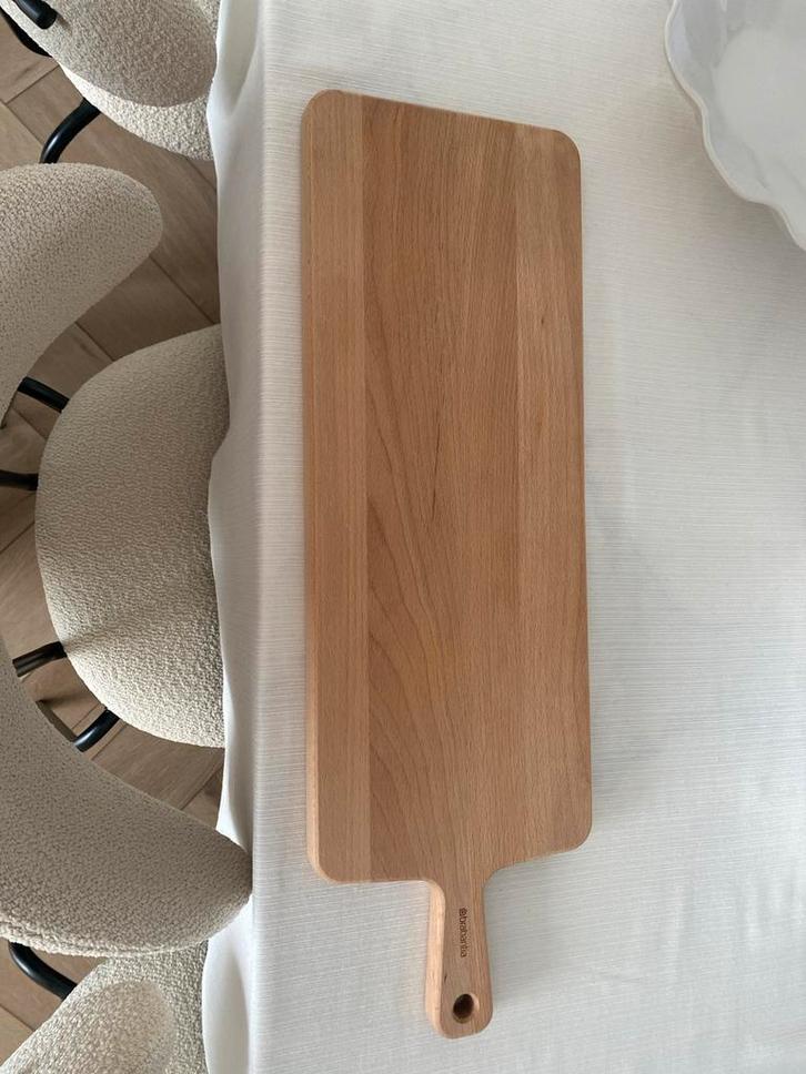 Brabantia serveerplank hout, Huis en Inrichting, Keuken | Keukenbenodigdheden, Zo goed als nieuw, Snij-/serveerplank, Brabantia