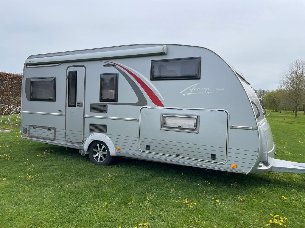 Burstner Averso plus 510 TK bj 2016 + luifel en voortent, Rondzit, Hefbed, Schokbreker, Particulier
